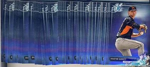 (89) 2017 Bowman Chrome Braxton Garrett Rookie LOTE TODO CROMO BP33 Marlins - Imagen 1 de 1