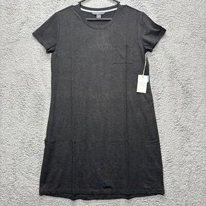 Free Fly Women’s Bamboo Flex Pocket Dress Medium Heather Black UPF 50 Comfy New - Picture 1 of 9