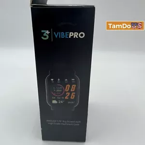3Plus Pro Vibe+ Plus SmartWatch GPS Heart Rate Monitor Exercise Fitness Tracker - Picture 1 of 8