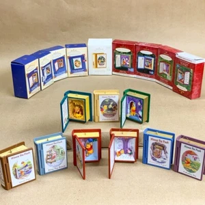 Lot of Hallmark Winnie the Pooh Book Collector's Series Set of 9 Ornaments - Picture 1 of 13