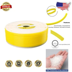 Lightweight Air Compressor PU Hose, 12mm x 8mm, 291ft Long & Oil-Resistant - Picture 1 of 8
