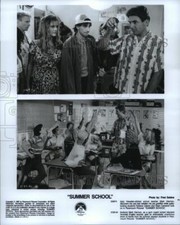 1987 Press Photo Mark Harmon, Fabiana Udenio & Dean Cameron in Summer School.