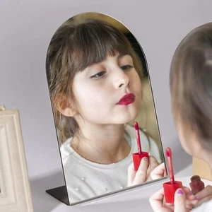Table Mirror for Desk Vanity Mirror Makeup Organizer Desk Mirror Shatterproof... - Picture 1 of 9