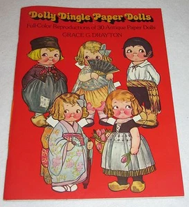 Dolly Dingle Paper Dolls~ Reproductions of 30 Antique Paper Dolls~ 1978~ New - Picture 1 of 5