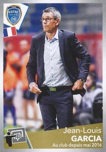 516 JEAN-LOUIS GARCIA TRAINER ESTAC TROYES STICKER PANINI FOOT 2018