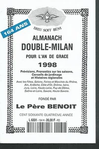 Almanach Double-Milan pour l'An de grace 1998.Le pere BENOIT. M009 - Imagen 1 de 1