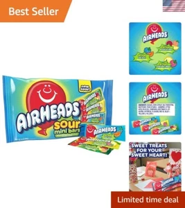 Sour Candy Variety Pack - Mini SOURS Bars in Watermelon, Blue & Lemon Flavors - Picture 1 of 7