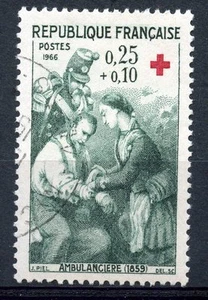 STAMP / TIMBRE FRANCE OBLITERE N° 1508 CROIX ROUGE AMBULANCIERE - Photo 1/1