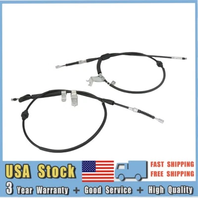 Pair Parking Brake Cable Rear For Acura Integra 1994-1998 Honda Civic 1992-2000 - Image 1 of 4