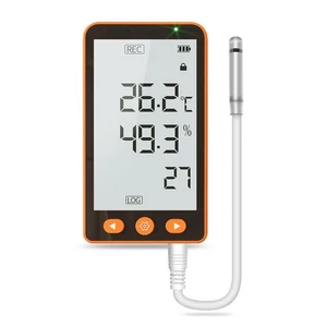 GSP-80PRO Temperatur- & Luftfeuchtigkeitsmonitor mit externem Sensor, LCD-Display, USB - Bild 1 von 7