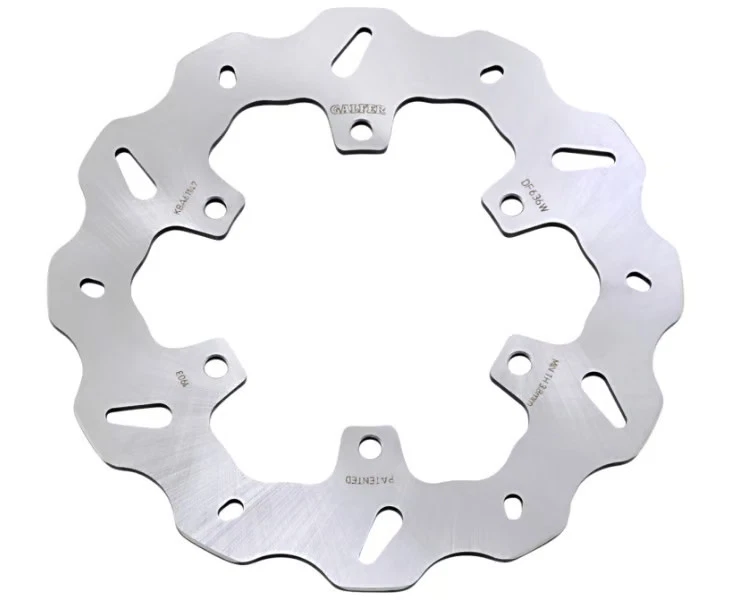 Galfer Brakes - DF636W - Wave Brake Rotor~ 19-7116 Silver DF636W 1710-3854 - Image 1 of 4