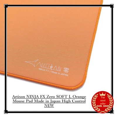 Tappetino per mouse Artisan NINJA FX Zero SOFT L arancione Made in Japan ad... - Immagine 1 di 4