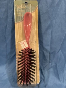 VINTAGE WILHOLD HAIR Pink FLARE BRUSH MODEL 8301 NYLON BRISTLES SEALED - Picture 1 of 6