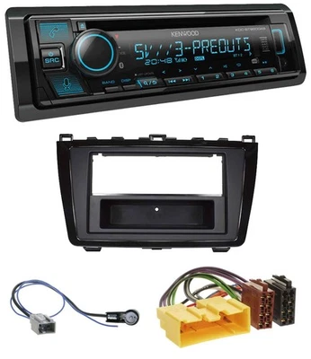 Kenwood Bluetooth USB CD MP3 DAB Autoradio für Mazda 6 (08-12) - glänzend - Bild 1 von 4