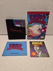 Kirby's Adventure Nintendo NES Complete in Box CIB (Battery Works)