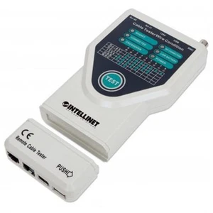 Intellinet 780094 5-in-1 Kabeltester für RJ45 10Base RJ11 USB FireWire uBNC - Bild 1 von 6