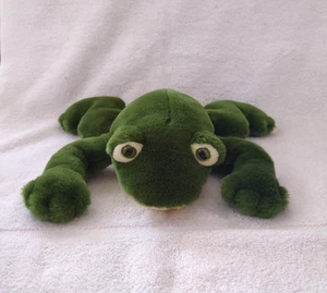 Ty Plush Green Freddie Frog 15" Croaks From 1991 - Picture 1 of 6