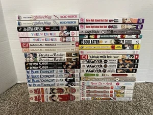 Riesiges gemischtes Manga-Set Englisch - TOP ZUSTAND - 35 Bücher keine Wiederholungen - KOSTENLOSER VERSAND! - Bild 1 von 5