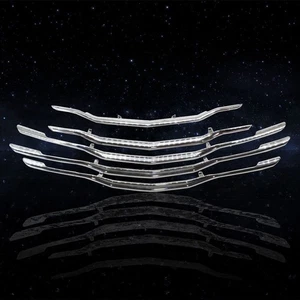 Inserto de rejilla cromado con reflejos automáticos para Chevy Malibu 2019-2022 - Imagen 1 de 3