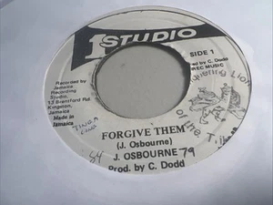 Johnny Osbourne - Forgive Them - 7” Vinyl Studio One - Picture 1 of 9