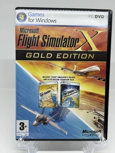 Microsoft Flight Simulator X Deluxe Gold Edition Acceleration Expansion + Manual - Picture 1 of 6