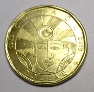 2019 Canada Loonie coin. $1 dollar - Picture 1 of 2