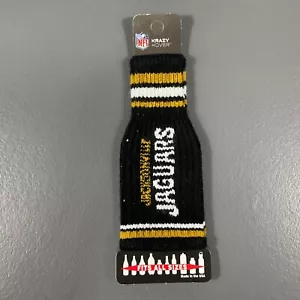 Jacksonville Jaguars Krazy Kover Beer Bottle Can Sleeve Licensed NFL Football - Picture 1 of 24