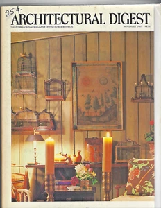 Architectural Digest Magazine November 1985 - Picture 1 of 2