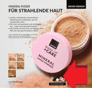 Avon Make Up Care Mineralpuder Loser Puder Zinc Kalzium Silcia Medium deckend - Bild 1 von 1
