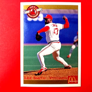 Lee Smith 1992 McDonald's St. Louis Cardinals 100th Anniversary Card #53 - Picture 1 of 2