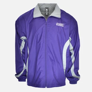 Northwestern Wildcats Athletic Logo Starter NCAA Full-Zip Windbreaker Jacket - L - Picture 1 of 6