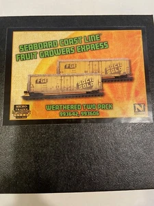MICRO TRAINS 993 05 026 *S.C.L. FRUIT GROWERS EXPRESS* N WEATHERED (2 PK) - Picture 1 of 2