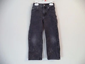 Boy's Faded Black CRB Distressed Jeans. Size 4 Slim. 100% Cotton. - Picture 1 of 8