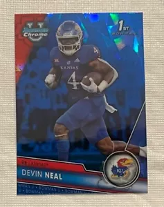 2023 Devin Neal Bowman Chrome University Sapphire 1st Bowman - Picture 1 of 1