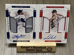 2020 National Treasures Aroldis Chapman / Jordan Hicks Dual Patch Auto 19/25