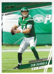 SAM DARNOLD 2020 Panini Prestige #112 XTRA POINTS GOLD PARALLEL - SERIAL #35/75 - Picture 1 of 2