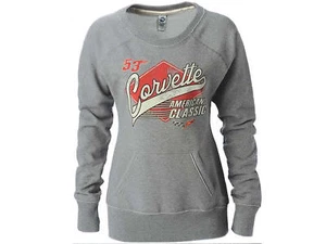 Sudadera Corvette Damas Corvette American Classic Form Ajustada con Mangas Largas - Imagen 1 de 1
