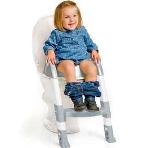Thermobaby 2172552ALL Kiddyloo Toiletten-Trainer grau Baby-Treppe Töpfchen P1 - Bild 1 von 2