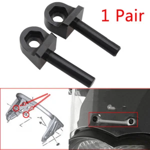 2pcs Black Windshield Mounting Fixed Bolts/Screws For BMW R1200GS ADV 2004-2012 - Picture 1 of 7
