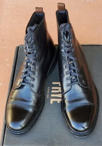 Fryes Officer Lace Up Combat Boots Size 11.5 Black - Picture 1 of 10