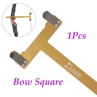 Bow Square Archery T-Shape Ruler Measurement Tools for Recurve&Compound Black