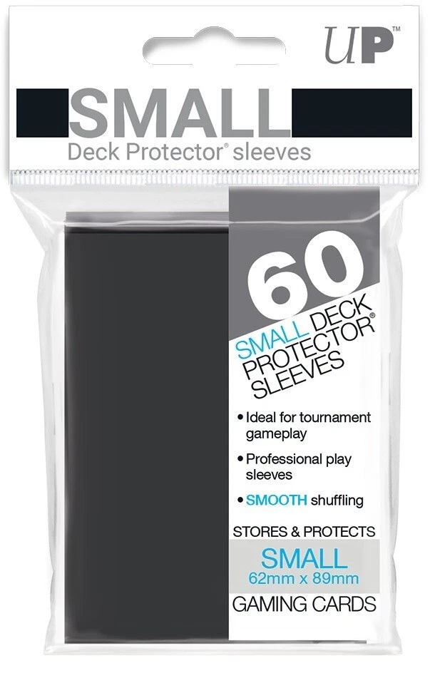 Ultra Pro Sleeves 60 D10 Card Game Small Black