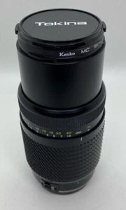 Excellent+++++ TOKINA AF Lens 100-300mm f/5.6-6.7 CLEAN BLACK TESTED SUPERB㊸ - Picture 1 of 11