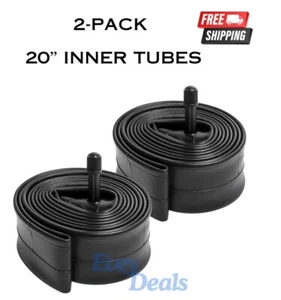 2 Pack 20” Bike Inner Tube 20x2.125 20x2.20 20x2.25 20x2.30 20x2.35 20x2.40 DURO - Picture 1 of 2