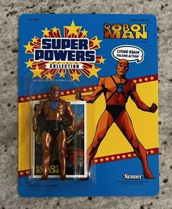 Custom DC Kenner Super Powers ROBOTMAN Figure - MOC - w/card! - Picture 1 of 4