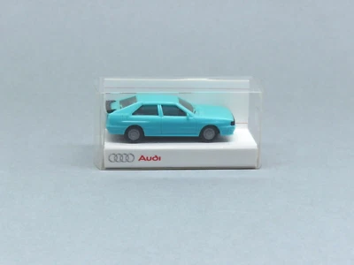 RIETZE AUDI A4 QUATTRO BLEU CLAIR - ECHELLE H0 1/87 - Photo 1/4