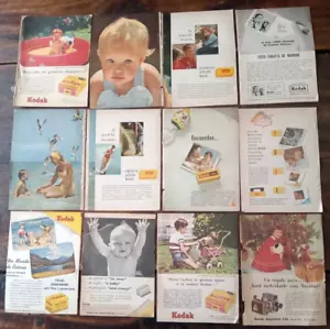 50'S 60'S VINTAGE & RARE ORIGINAL KODAK ARGENTINA ADVERTISIGS ADS - Picture 1 of 1