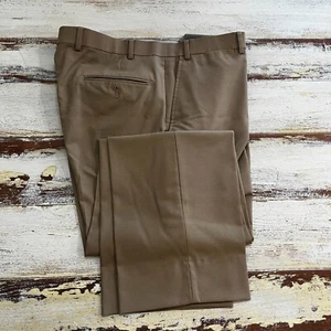 Hart Scaffner Marx Tan Dress Pants 98% Wool 36R Inseam 29/30 Excellent Cond. - Picture 1 of 13