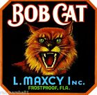 Frostproof Florida Bob Cat Orange Citrus Fruit Crate Box Label Art Print