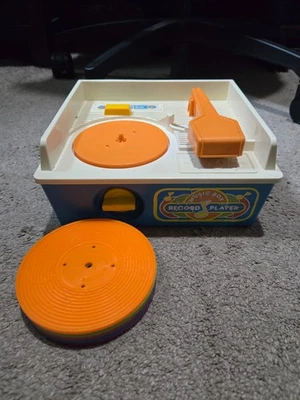 Vintage 1987 Fisher Price Music Box Record Player - Image 1 of 4